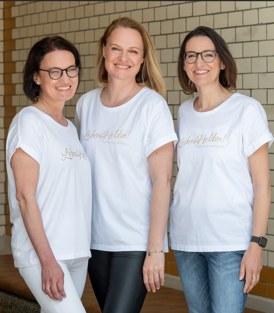 T-Shirt für LebensHeldinnen! in weiss