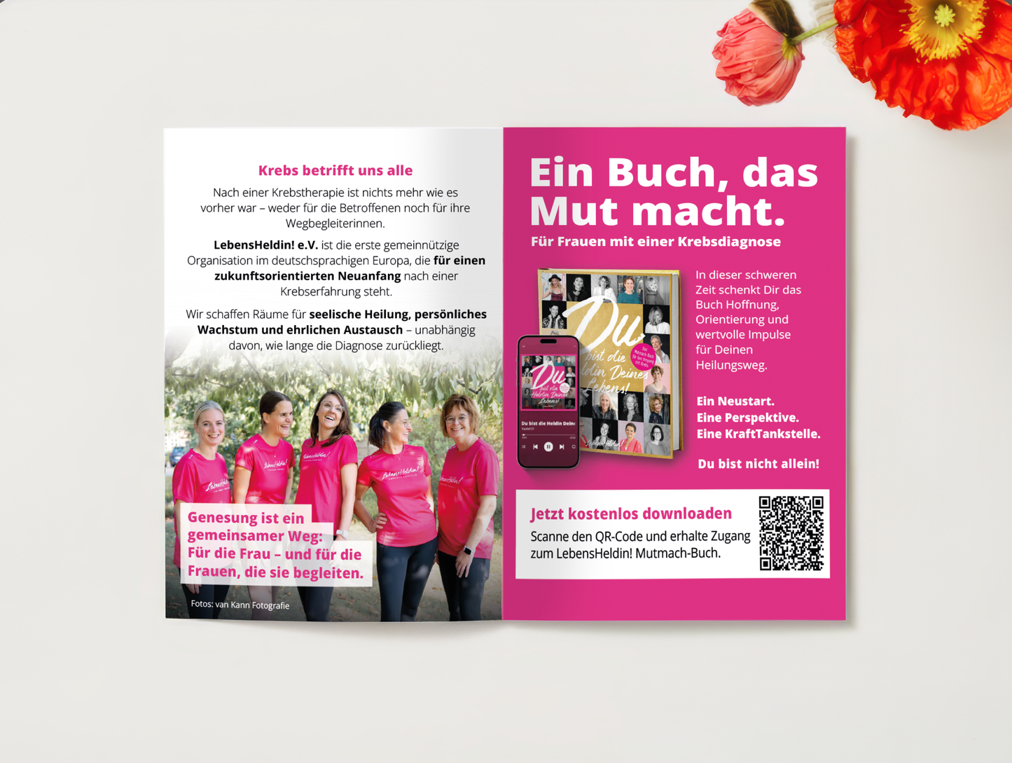 LebensHeldin! Infoflyer – Gemeinsam mehr Frauen erreichen